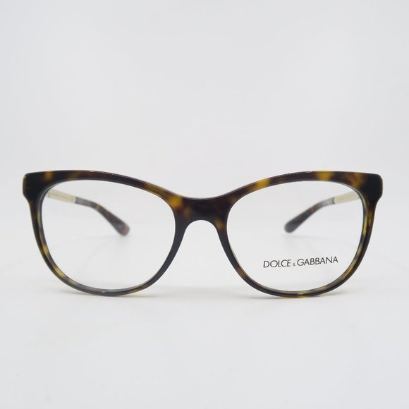 Dolce & Gabbana DG 3234 502 54mm Brown Tortoise & Gold Women's New Eyeglasses. - Picture 2 of 9